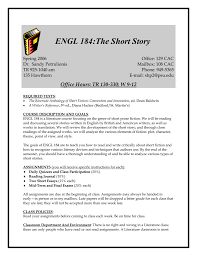 engl 184 the short story penn state