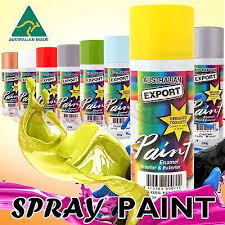 Australian Export Spray Paint Cans