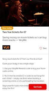 vodafone to dish out two cinema tickets