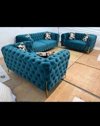 brown 6 seater designer sofa set 3 2 1