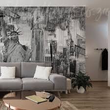 Abstract Monochrome Nyc Wall Mural