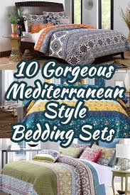 Choose from a huge selection of decorative, filled comforters in trendy or traditional patterns. 10 Gorgeous Mediterranean Style Bedding Sets Home Decor Bliss
