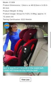 Preloved Joie Every Stage Car Seat