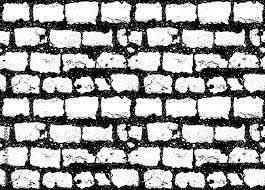 Seamless Grunge Black White Brick Wall