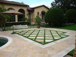 The large, flat stones are used in a variety of landscaping projects ranging from patios, paths, walkways, seating areas, and walls. Paving Cover Frontyard Landscaping Ideas Garden Floor Front Yard Landscaping Pavers Backyard
