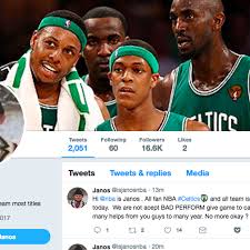 25 видео 1 932 просмотра обновлен 7 июл. Meet Janos The Weird Celtics Fan Account The Internet Is In Love With Sbnation Com