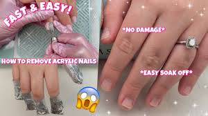 how to safely remove acrylic nails at