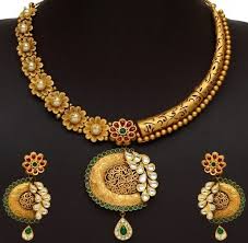 gold necklace set new designs