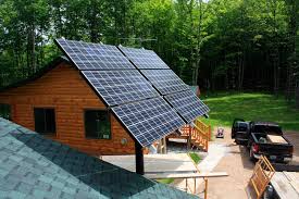 off grid with a solar panel system