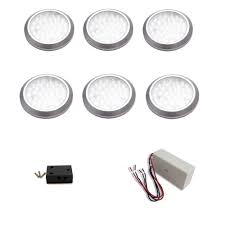 Favorite Monkey Led Under Cabinet Hard Wired Dimmable Low Profile Puck Light Kit 6 Pack Pop 6kit Hw Dim Puck Lights Led Puck Lights Led Light Kits