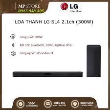 Loa Thanh Soundbar LG SL4 2.1ch, Công suất 300W