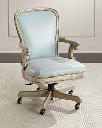 Compare prices & save money on desks. Massoud Lilly Blue Leather Office Chair