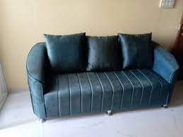 blue 5 seater modern sofa sets 3 2 velvet