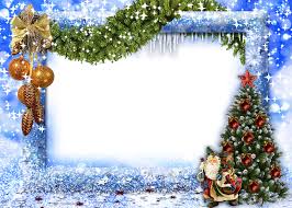 merry christmas photo frame png