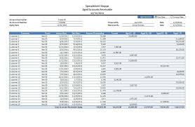 accounts receivable aging excel template