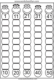 Free Missing Numbers 1 50 Freebie Worksheets The Whole