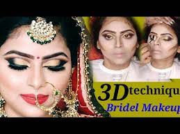 3d techniques hd bridal makeup with