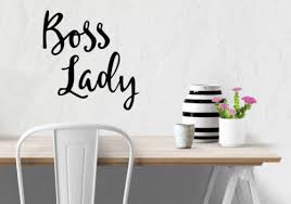 Boss Lady Vinyl Wall Decal Home Office