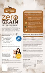 Rachael Ray Nutrish Zero Grain Natural Dry Dog Food Grain