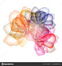 abstract flower background vector pink