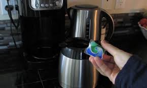 clean a snless steel coffee pot