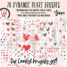 dynamic photo brushes heart for
