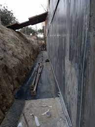 Retaining Wall Waterproofing Used