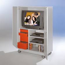 Home24 zeigt dir, wie sich fernsehmöbel perfekt in deinen wohnraum integrieren lassen. Mobiler Tv Schrank Mit Schubladenelement Und 2 Boden Dos