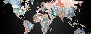 Money World Map Background World Map