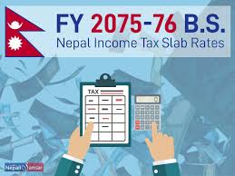 nepal income tax slab rates for fy 2075