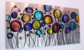 Silver Wall Art Sculpture Modern Art