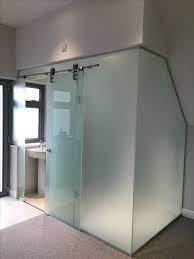 Glass Bathroom Door