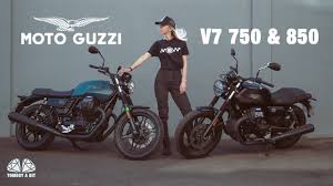 moto guzzi v7 stone 850 and 750 you