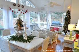 porch decorated for