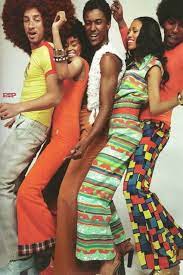 70s disco fashion and retro party