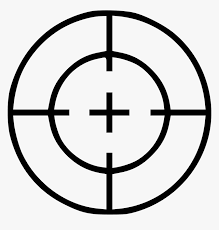 Circle Cross Gun Hunting Sight Sniper Target - Sniper Target Png,  Transparent Png , Transparent Png Image - PNGitem