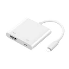 Lightning To Digital Av Adapter Compatible With Iphone Xs Xr X 8 7 Plus Ipad Ipod Lighting To Hdmi Adapter With Lighting Charging Port For Hd Tv Monitor Projector 1080p White Walmart Com