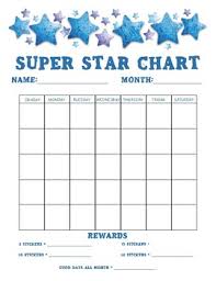 Super Star Behavior Chart