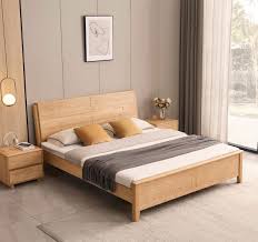 tenshi wooden bed frame uk size