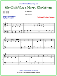 The widest selection of christmas sheet music, christmas carols, and christmas songbooks. We Wish You A Merry Christmas Piano Sheet Music Free Printable Pdf