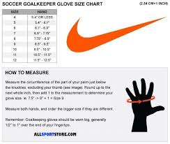 Kids Goalkeeper Gloves Sizes