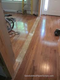 patching wood floors sawdust