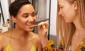 makeup application beauty by
