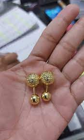 18k dior gold earrings big women s
