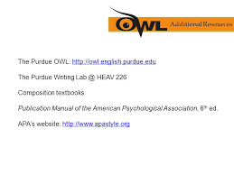 Purdue OWL  APA Formatting and Style Guide Pinterest