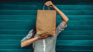 breathing into a paper bag for anxiety