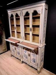 bookcase in lacquered wood painted
