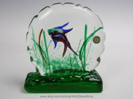 Vintage Murano Fish Aquarium Glass