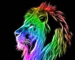 Lion With Colours Wallpapers ...