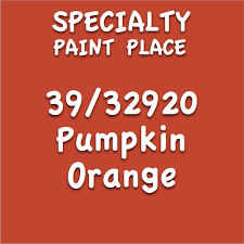 39 32920 Pumpkin Orange Gallon Can